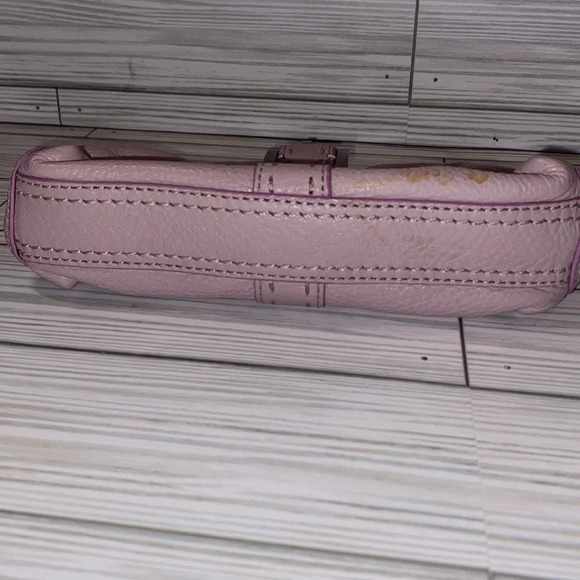 Cole Haan Black Pebble Leather Clutch/Cosmetics Bag - Picture 3 of 5